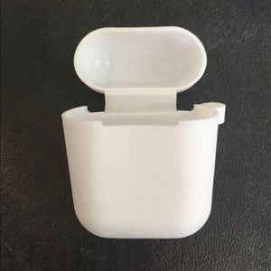 White AirPod silicone case